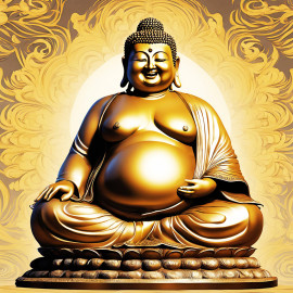 Chandali Stufe 6 - Lachender Buddha /Ferneinweihung